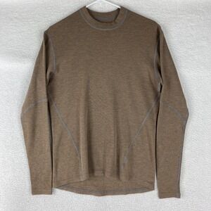 Massif Shirt Mens Size M Brown FR Flame Resistant‎ Nomex Long Sleeve Base Layer